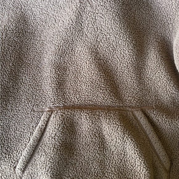 Women's Plush Hooded Sweater - Brown - Picture 2 of 4
